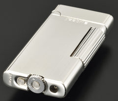 Sarome Flint Cigarette Lighter SD43-03 Silver barrel finish