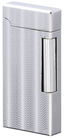 Sarome Flint Cigarette Cigar Lighter SD6A-06 Silver / Engine turned