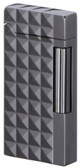 Sarome Flint Cigarette Cigar Lighter SD6A-08 Gun metal / Diamond head