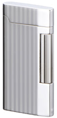 Sarome Flint Lighter SD7-17 Silver half matt/ Stripe