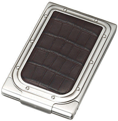 Sarome genuine leather cigarette case EXCC1-04 SKS10